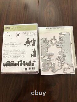 Stampin Up Night in Bethlehem Stamp & Die SetsUsed Free Shipping