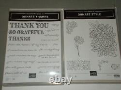 Stampin Up ORNATE STYLE/ORNATE THANKSstamp sets+ORNATE LAYERS/ORNATE BORDERSdie