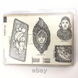 Stampin' Up! OUT OF AFRICA Rare & Retired Set of 6 Rubber Stamps NIB African