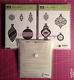 Stampin Up! Ornament Keepsakes Clear Mount Stamp Set AND Holiday Framelits NEW