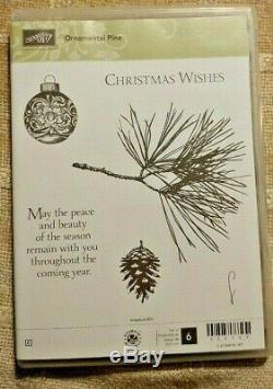 Stampin Up Ornamental Pine, Rare Christmas/Winter Set