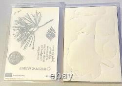 Stampin' Up! Ornamental Pine Stamp Set #135107 Rubber Retired NEW