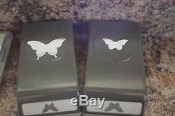 Stampin' Up! Papillon Potpourri & 2 PUNCHES Set of 7, Clear Mount, Butterflies