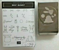 Stampin Up Photopolymer Best Bunny Stamp Set and Bunny Builder Punch