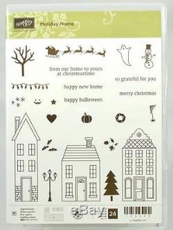Stampin Up Polymer Stamp Set-Holiday Home