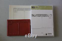 Stampin' Up! Postcard Clear Mount Stamp Set of 1 Background New Retired