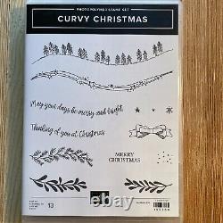 Stampin Up! QUITE CURVY & CURVY CHRISTMAS Stamp Sets & CURVY Dies + 1/2 Pack DSP