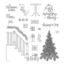 Stampin' Up! READY FOR CHRISTMAS BUNDLE Stamp Set + Thinlits BRAND NEW