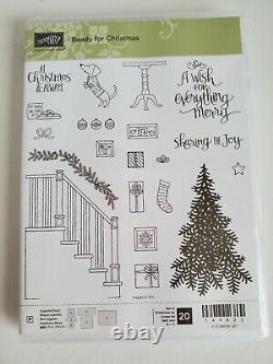 Stampin' Up READY FOR CHRISTMAS Stamp Set & CHRISTMAS STAIRCASE Dies Bundle