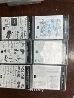 Stampin Up RETIRED 13 STAMP SETS NEVER USED