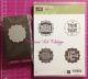 Stampin Up! RETIRED Tags 4 For You Clear Mount Stamp Set & Label Bracket Punch