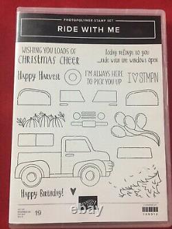 Stampin' Up! RIDE WITH ME Stamps & TRUCK RIDE Dies. Cool Set