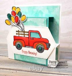 Stampin' Up! RIDE WITH ME Stamps & TRUCK RIDE Dies. Cool Set? . #2
