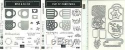 Stampin' Up! RISE & SHINE, CUP OF CHRISTMAS stamp sets & CUP OF CHEER Dies NEW