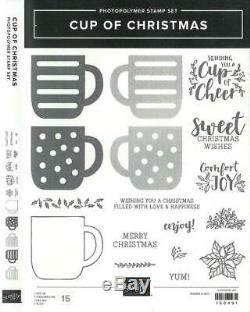 Stampin' Up! RISE & SHINE, CUP OF CHRISTMAS stamp sets & CUP OF CHEER Dies NEW
