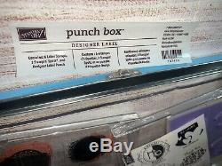 Stampin' Up ROUND TAB & Designer PUNCH + Punch Party Stamp Set Retired Bundle
