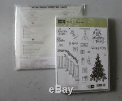 Stampin' Up! Ready For Christmas Stamp Set + Christmas Staircase Thinlits NEW