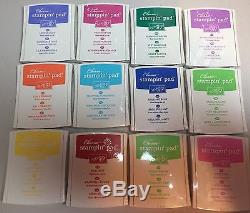 Stampin' Up! Retired Classic Bold Brights ink pads set NEW IN BOX