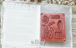 Stampin Up Retired Creatively Yours Stamp Set Excellent Scrapbooking Cardmaking