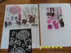 Stampin' Up! Retired Lot 9 stamp sets 4 framelits and tool FREE SHIPPING