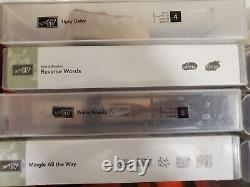 Stampin Up Retired Stamp Sets (Rubber & Acrylic) New and Used Under $10each