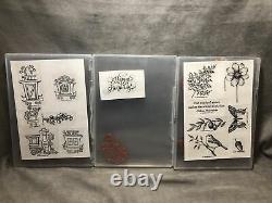 Stampin Up Retired Unmounted Stamp Sets #5