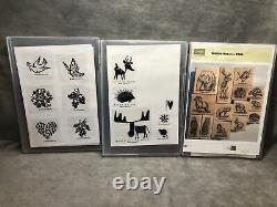 Stampin Up Retired Unmounted Stamps Set #1