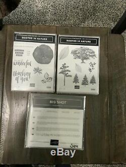 Stampin Up, Rooted In Nature 2 Box Stamp Set And Dies New
