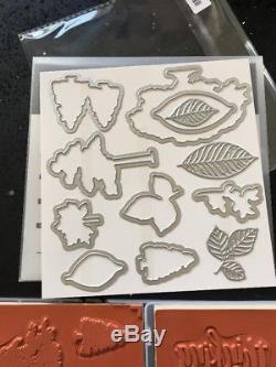 Stampin Up Rooted In Nature Stamp Set And Natures Roots Matching Dies Brand New