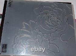 Stampin Up Rose Wonder Stamp Set & Coordinating DIES BY DAVE Sizzix Folder RARE