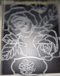 Stampin Up Rose Wonder Stamp Set & Coordinating DIES BY DAVE Sizzix Folder RARE