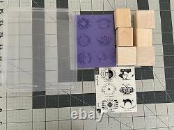 Stampin Up Round Tab Paper Punch & coordinate Stamp Set