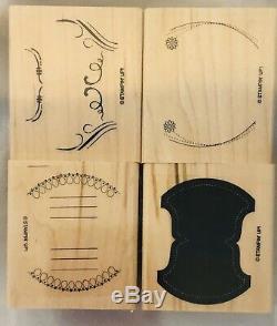 Stampin' Up! Round Tab Punch Whale Tail LOT Totally Tabs Stamp Set Retired