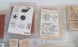 Stampin Up Rubber Stamp Set Lot 19 Sets Complete Scrapbooking Card Making Invite