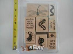 Stampin Up! Rubber Stamp Sets 126 Misc. Stamps with Vintage Sets