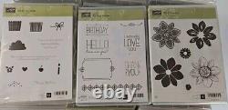 Stampin Up Rubber Stamp Sets (69 Sets) New / Used Most Complete