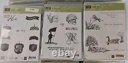 Stampin Up Rubber Stamp Sets (69 Sets) New / Used Most Complete