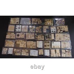 Stampin' Up! Rubber Stamps HUGE LOT 35 COMPLETE SETS MIXED HOLIDAYS FLOWERS #22