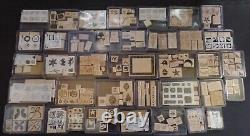 Stampin' Up! Rubber Stamps HUGE LOT 37 COMPLETE SETS MIXED HOLIDAYS FLOWERS #33