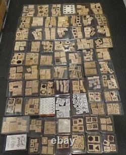 Stampin' Up! Rubber Stamps HUGE LOT 70 COMPLETE SETS 36 LBS MIXED THEMS