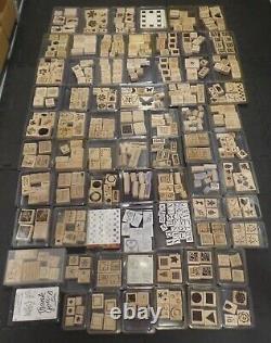 Stampin' Up! Rubber Stamps HUGE LOT 70 COMPLETE SETS 36 LBS MIXED THEMS