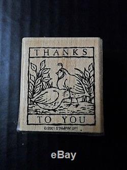 Stampin Up Rubber Stamps Happy Birthday Thanks Congrats Special Father Set