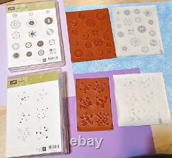 Stampin' Up Rubber Stamps Large Lot 19+ Sets