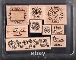 Stampin' Up Rubber Stamps Lot of 18 NEVER USED Sets RETIRED With FREE SHIPPING
