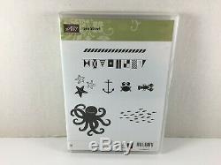 Stampin' Up! SEA STREET Clear-mount NAUTICAL stamp set & Dies By Dave