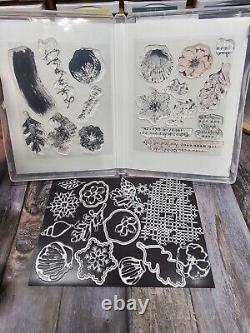 Stampin' Up! SEASON OF CHIC Stamp Set & Dies Seashell Leaf Snowflake Flower