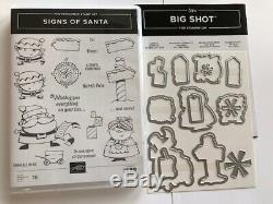Stampin' Up! SIGNS OF SANTA Stamps Set & SANTA'S SIGNPOST FRAMELITS Bundle