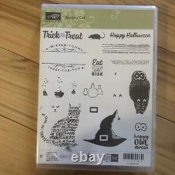 Stampin Up! SPOOKY CAT Stamp Set & CAT Punch & SPOOKY NIGHTS DSP