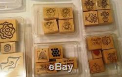 Stampin Up! STAMPS LOT OF 9 SETS RUBBER STAMPS CLEAN lot #5