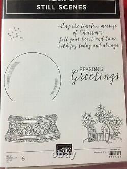 Stampin' Up! STILL SCENES & ZOO Stamp Sets, SNOW GLOBES DIES & GLOBES NEW